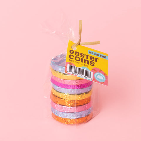Solid Chocolate Easter Coins (4.4 oz)