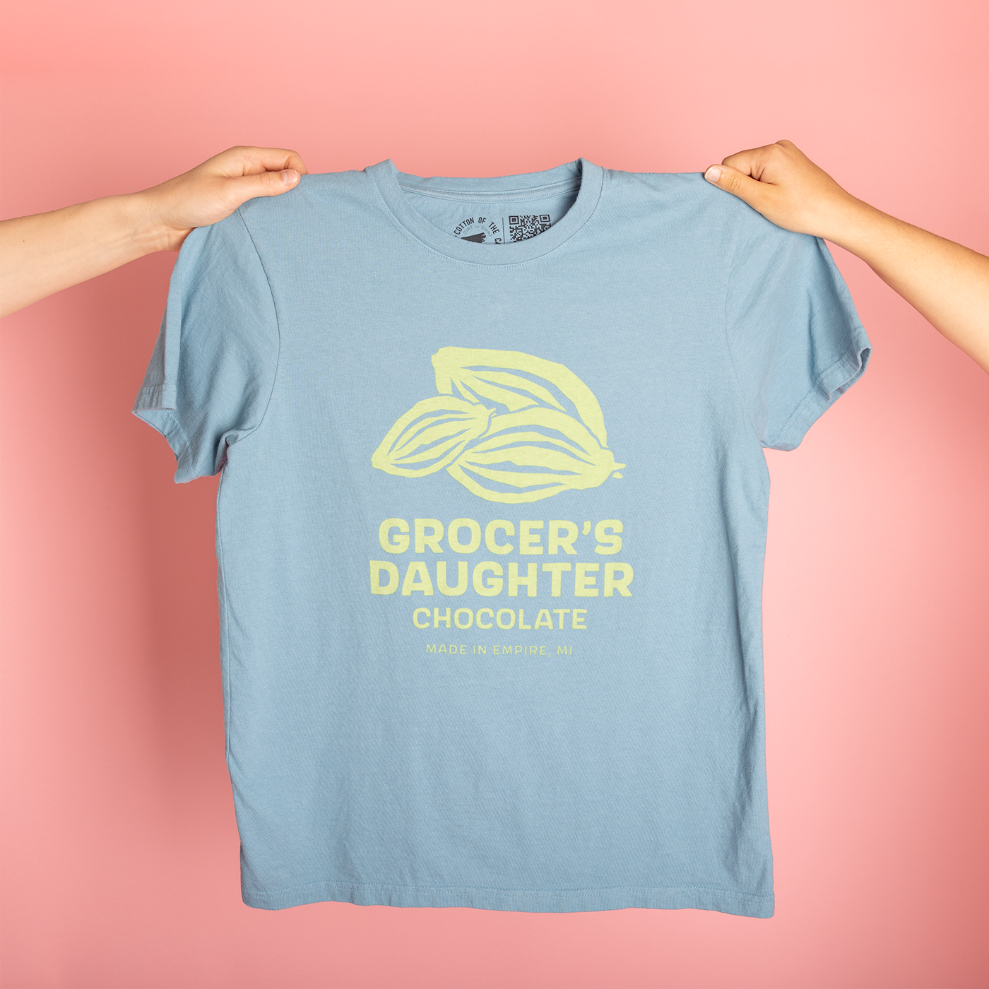 GDC Logo T shirt Grocer s Daughter Chocolate